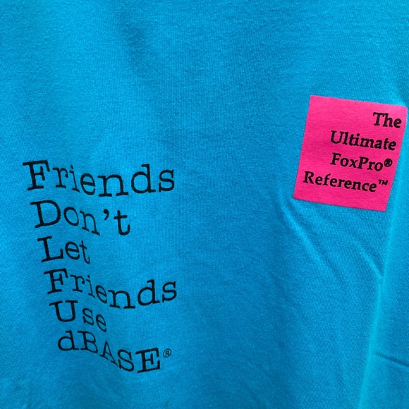 80’s  Single Stitch Fox Pro  Reference Single Stitch computer tee shirt . - Picture 3 of 6